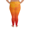 All-Over Print Plus Size Leggings - Auahi Fire