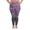 All-Over Print Plus Size Leggings - Tiare Bloom