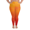 All-Over Print Plus Size Leggings - Auahi Fire