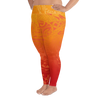 All-Over Print Plus Size Leggings - Auahi Fire
