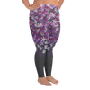 All-Over Print Plus Size Leggings - Tiare Bloom
