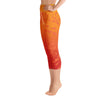 Yoga Capri Leggings - Auahi Fire