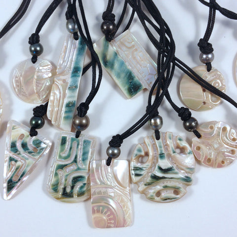 Artisan Tahitian Maoa Taratoni Pendant