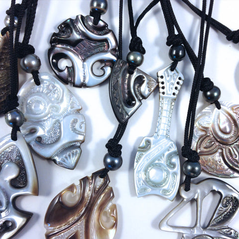 Artisan Tahitian Carved Pendant - Collection II