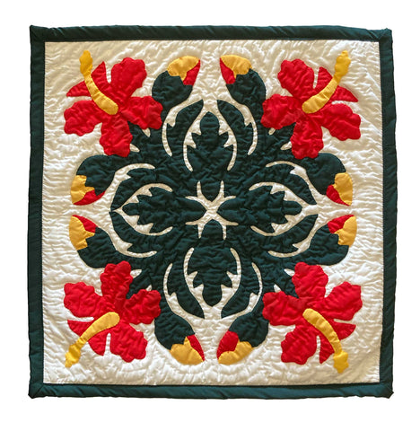 Hawaiian Quilt Christmas Pillow Cover