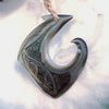 Black Pearl Shell Heiva Hook Pendant