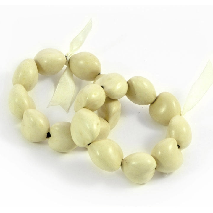 Kukui Nut Bracelet - White