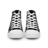 Men’s high top canvas shoes - Black Pearl