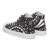 Men’s high top canvas shoes - Black Pearl