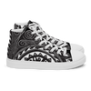 Men’s high top canvas shoes - Black Pearl