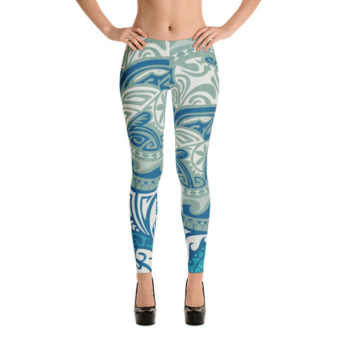 Leggings - Tahiti Ora - Bora Bora Lagoon