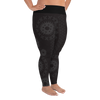 All-Over Print Plus Size Leggings - Kapa - Lava Rock