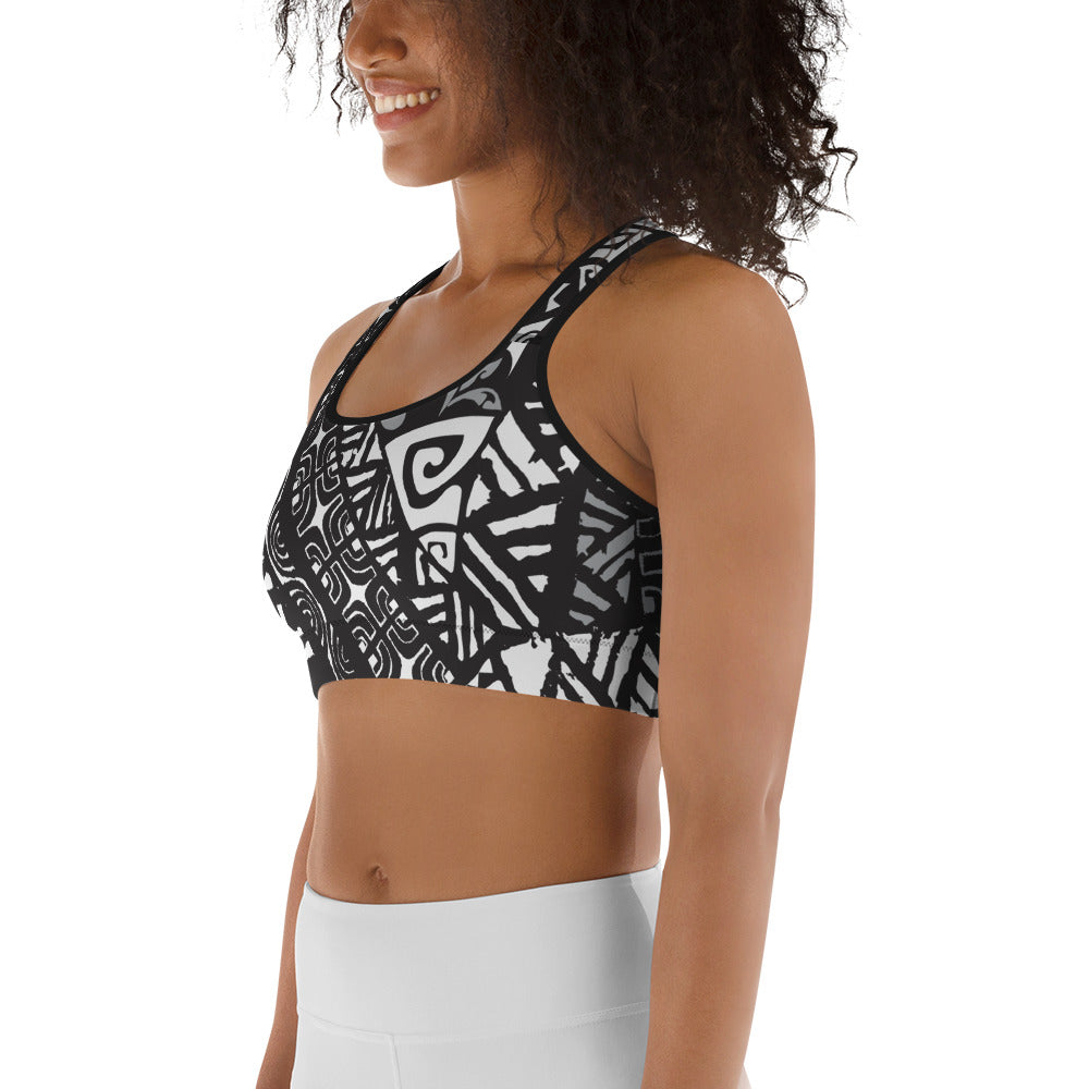 Sports Bra - Tatou Piti – Black Pearl Designs