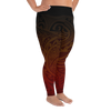 All-Over Print Plus Size Leggings - Tehani's Fire