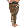 All-Over Print Plus Size Leggings - Tonga