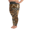 All-Over Print Plus Size Leggings - Tonga