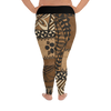 All-Over Print Plus Size Leggings - Tonga