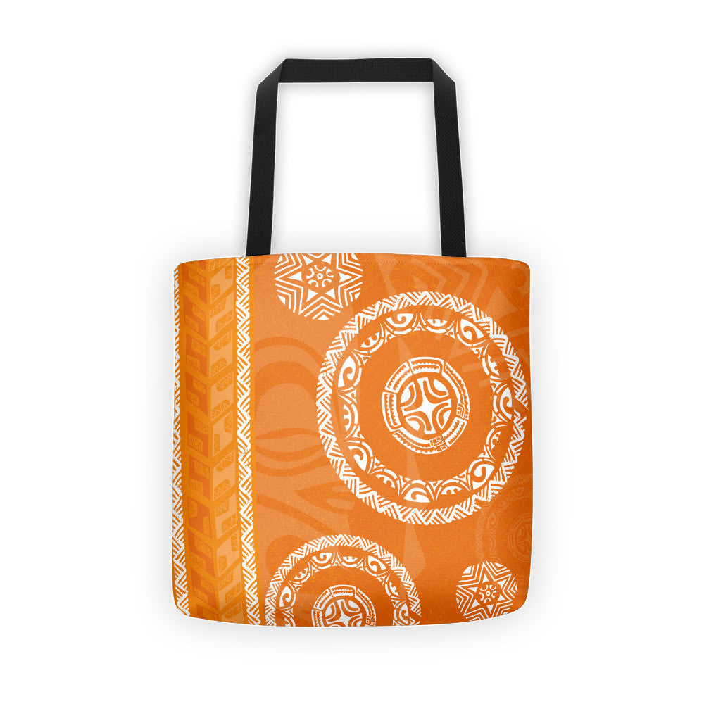 Designer inspired 'V' handbag Orange