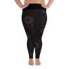 All-Over Print Plus Size Leggings - Kapa - Lava Rock