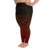All-Over Print Plus Size Leggings - Tehani's Fire
