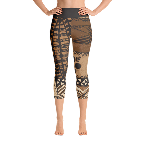 Yoga Capri Leggings - Tonga