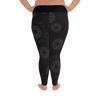 All-Over Print Plus Size Leggings - Kapa - Lava Rock