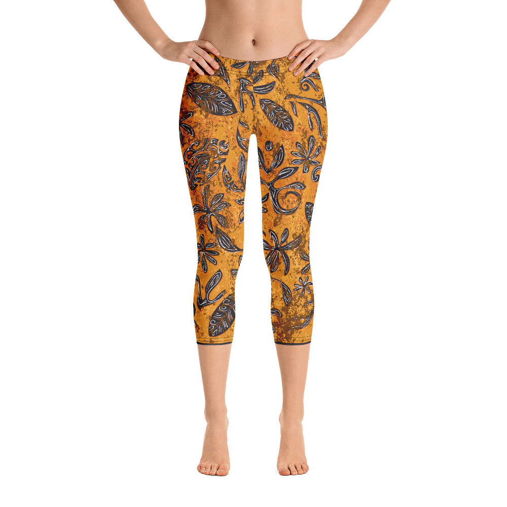 Capri Leggings - Fenua – Black Pearl Designs