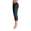 Capri Leggings - Midnight Teal & Purple