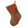Hand Quilted Hawaiian Christmas Stockings-Crown Flower