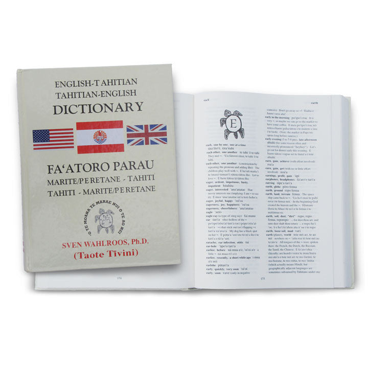 English-Tahitian Dictionary 辞書 Tahitian-English Dictionary – Black Pearl Designs